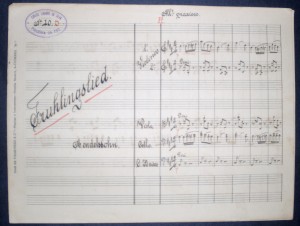 Fruhlingslied de Mendelssohn para quintete de cordasm «€10.00»