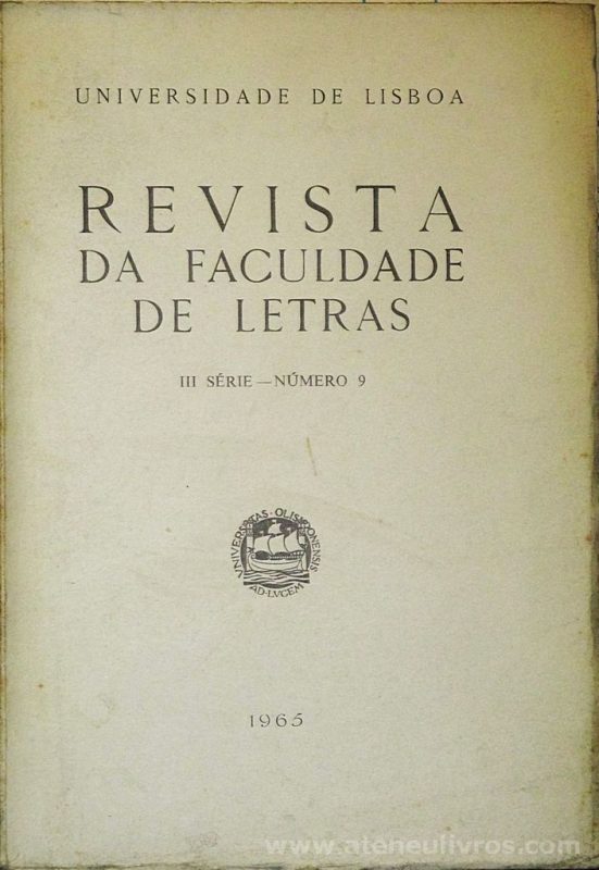 Revista da Faculdade de Letras - III.ª Série - N.º 6 