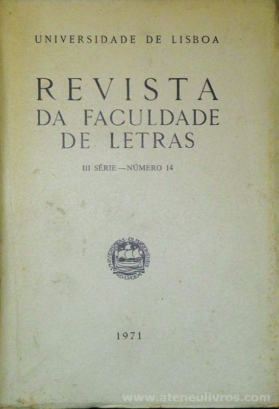 Revista da Faculdade de Letras - III.ª Série - N.º 13 