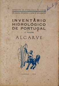 Inventário Hidrológico de Portugal-1º Volume (Algarve) «€20.00»