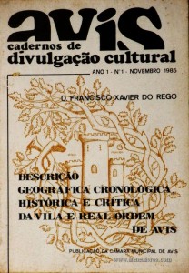 Descrição Geográfica Cronológica Histórica e Crítica da Vila e Real Ordem de Avis