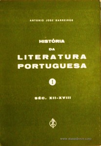 Historia da Literatura Portuguesa Séc. XII - XVIII