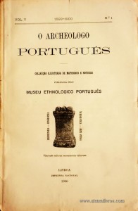 O Archeologo Português «€100.00»