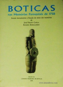 Boticas nas Memória Paroquiais de 1758