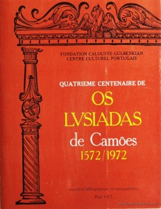 Quatrieme Centenaire de Os Lvsiadas de Camões 1572/1972