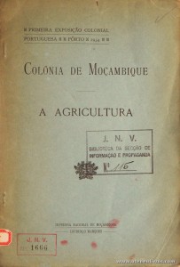 Colónia de Moçambique a Agricultura