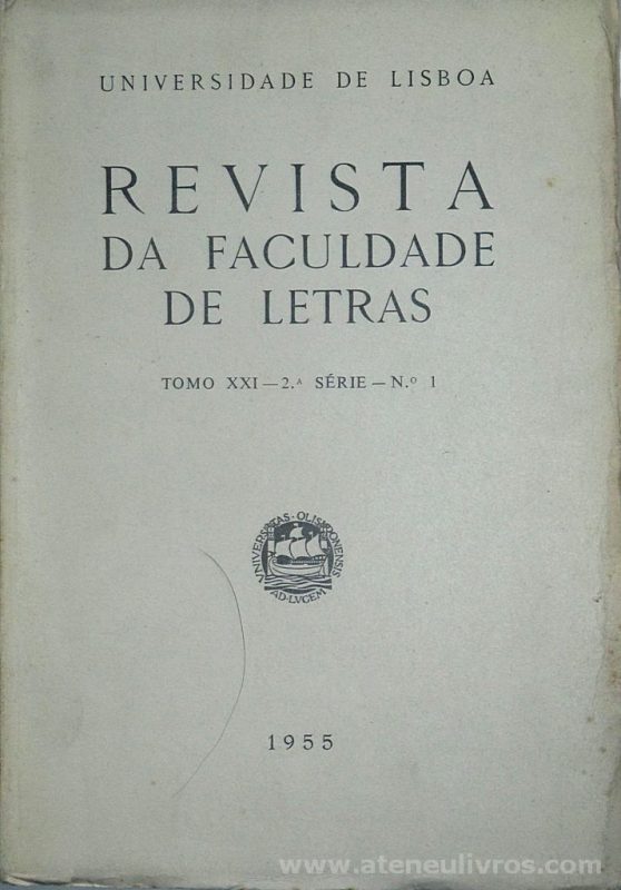 Revista da Faculdade de Letras - Tomo XXI - 2.ª série - N.º 1