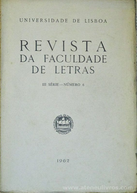 Revista da Faculdade de Letras - Tomo XXII - 2.ª Série - N.º 2 